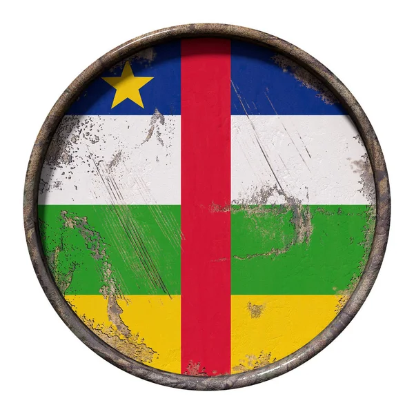 Old Central African Republic flag — Stock Photo, Image