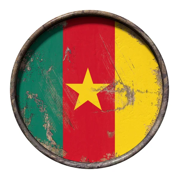 Vecchia bandiera del Camerun — Foto Stock