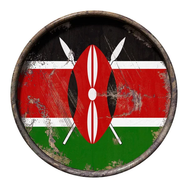 Vecchia bandiera del Kenya — Foto Stock