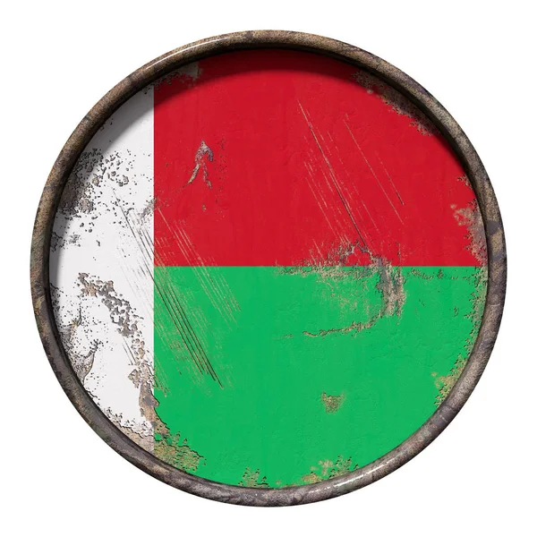Стара Республіка Мадаґаскар прапор — стокове фото