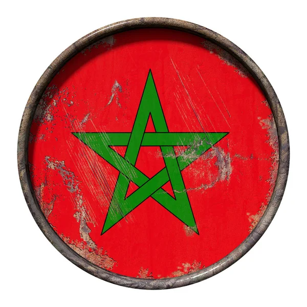 Ancien drapeau du Maroc — Photo