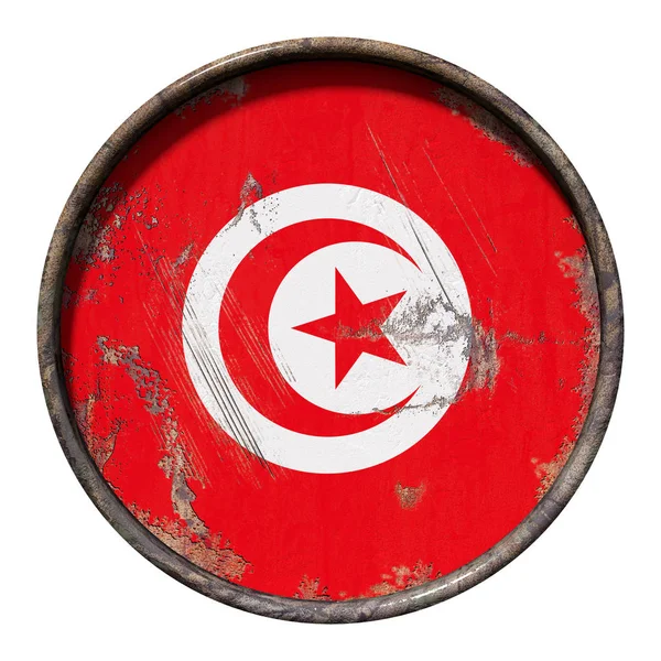 Vecchia bandiera tunisina — Foto Stock