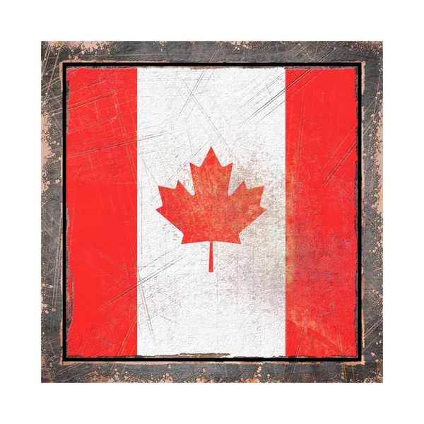 Vanha Kanadan lippu — kuvapankkivalokuva