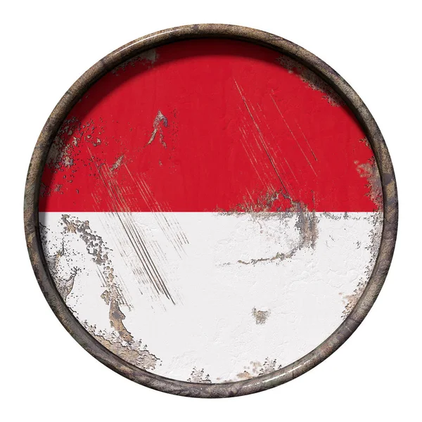 Παλιά σημαία Ινδονησία — Φωτογραφία Αρχείου