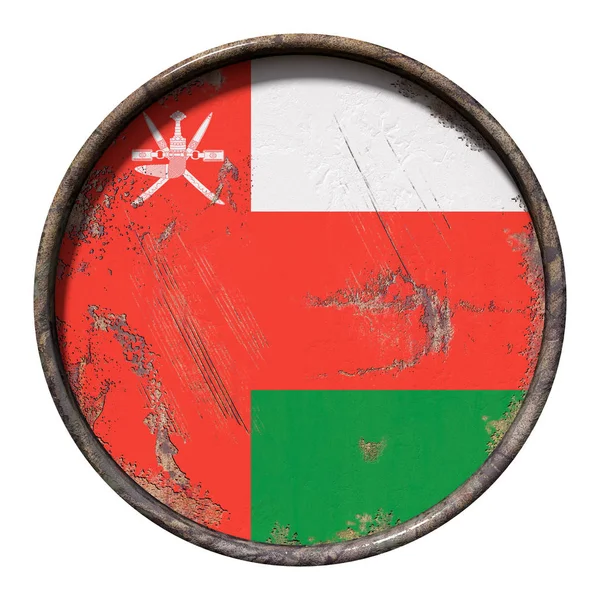 Old Oman flag — Stock Photo, Image