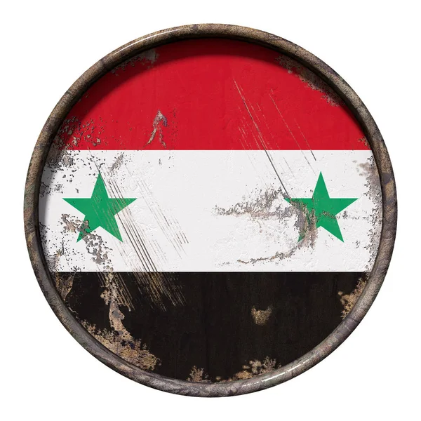 Gamla Syrien flagga — Stockfoto