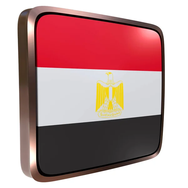 Egipto Bandera icono —  Fotos de Stock