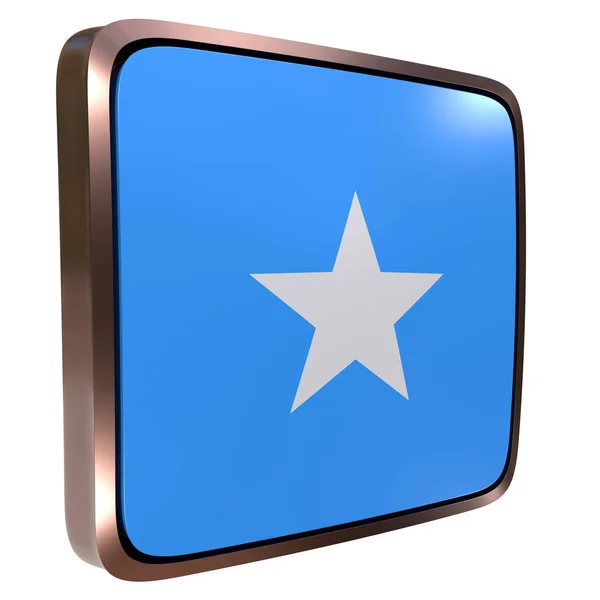 Somalia flag icon — Stock Photo, Image