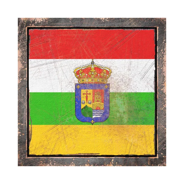 Oude vlag van La Rioja — Stockfoto