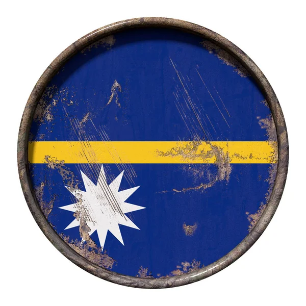 Antigua bandera de Nauru — Foto de Stock