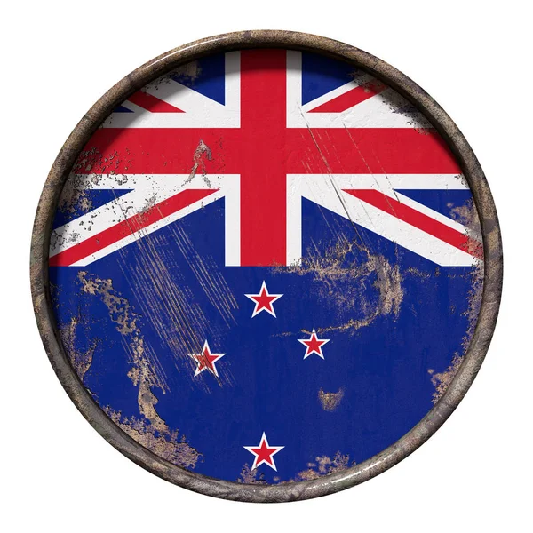 Gamla nyzeeländsk flagga — Stockfoto