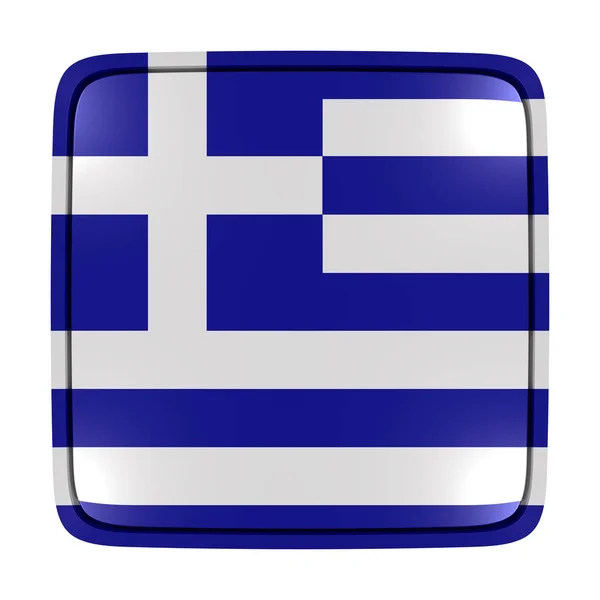 Значок флага Греции — стоковое фото