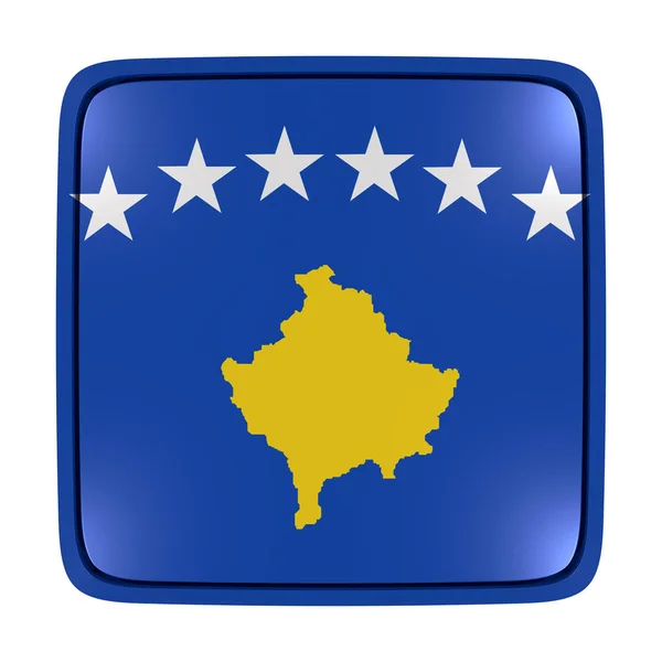 コソボの旗のアイコン — ストック写真