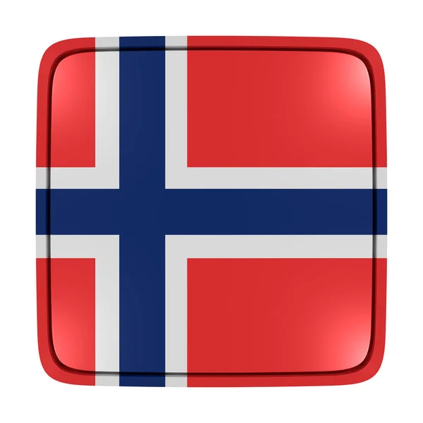 Ikona příznaku Norsko — Stock fotografie