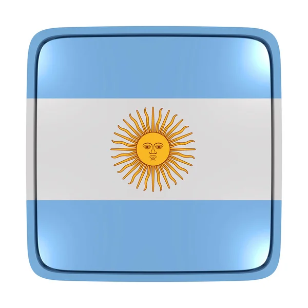 Bandera de Argentina icono —  Fotos de Stock