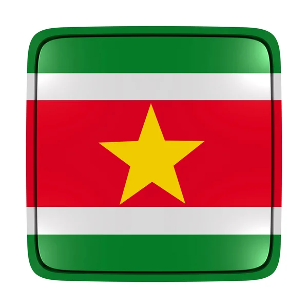 Suriname flag icon — Stock Photo, Image