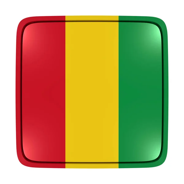 Gine bayrağı simgesi — Stok fotoğraf