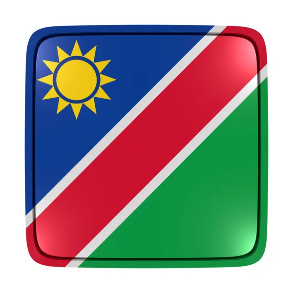 Ícone da bandeira da República da Namíbia — Fotografia de Stock