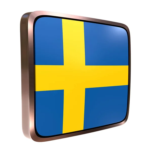 Svédország jelző ikon — Stock Fotó