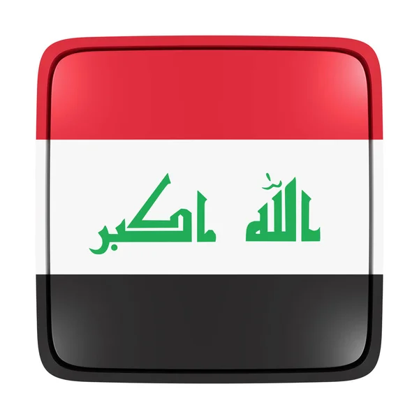 Irak flaggikonen — Stockfoto