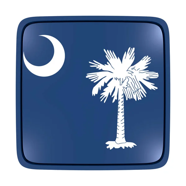 South Carolina flaggikonen — Stockfoto