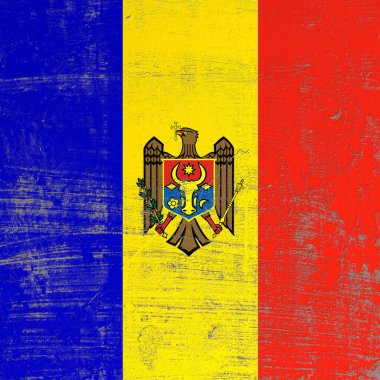 çizik Moldova bayrağı