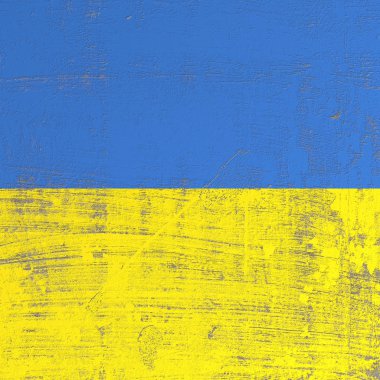 çizik Ukrayna bayrağı