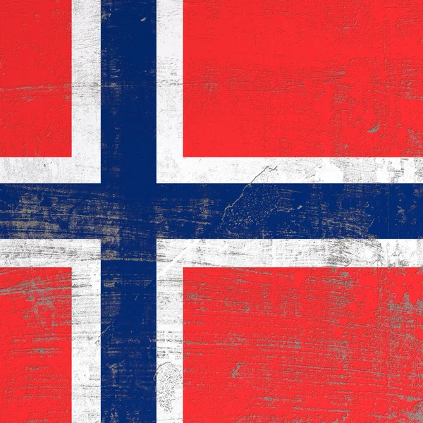 Bandera de Noruega rayada —  Fotos de Stock