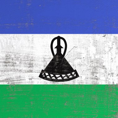 Çizik Lesotho İngiltere bayrağı