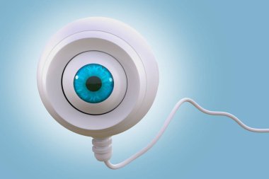 İnsan güvenlik kamerası