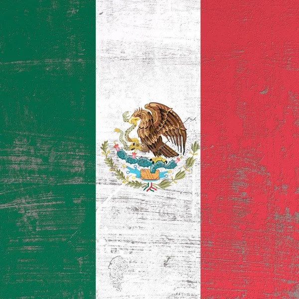 傷のメキシコの国旗 — ストック写真
