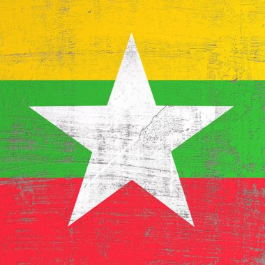 çizik Myanmar bayrağı