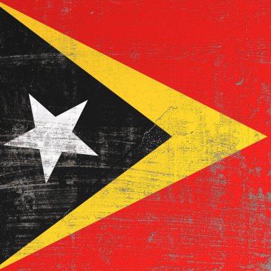 çizik Doğu Timor bayrağı