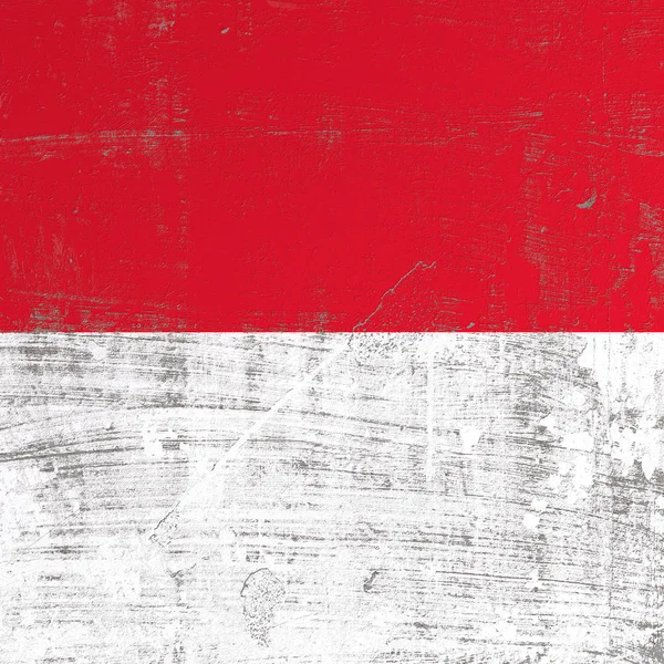 Γδαρμένο σημαία Ινδονησία — Φωτογραφία Αρχείου