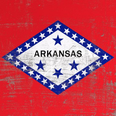 çizik Arkansas bayrak