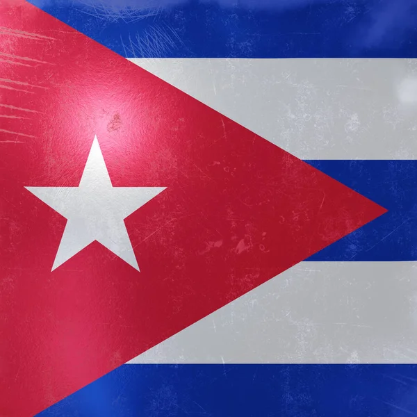 Значок прапорця Куби — стокове фото