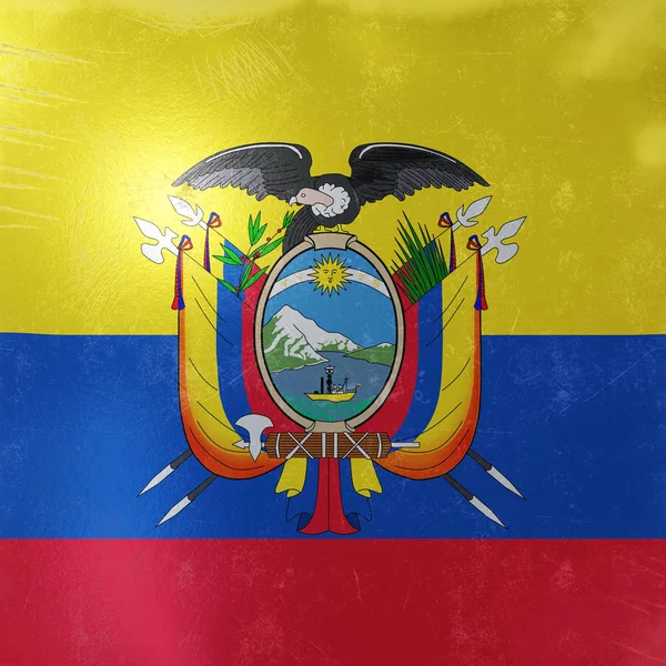 Icono de la bandera de Ecuador —  Fotos de Stock