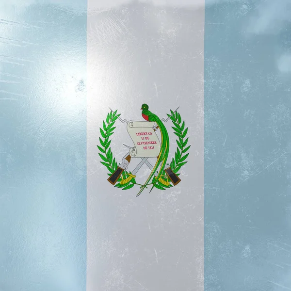 Значок прапорця Гватемала — стокове фото