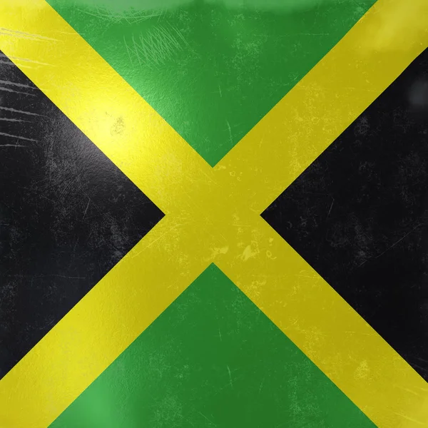 Jamaica flaggikonen — Stockfoto