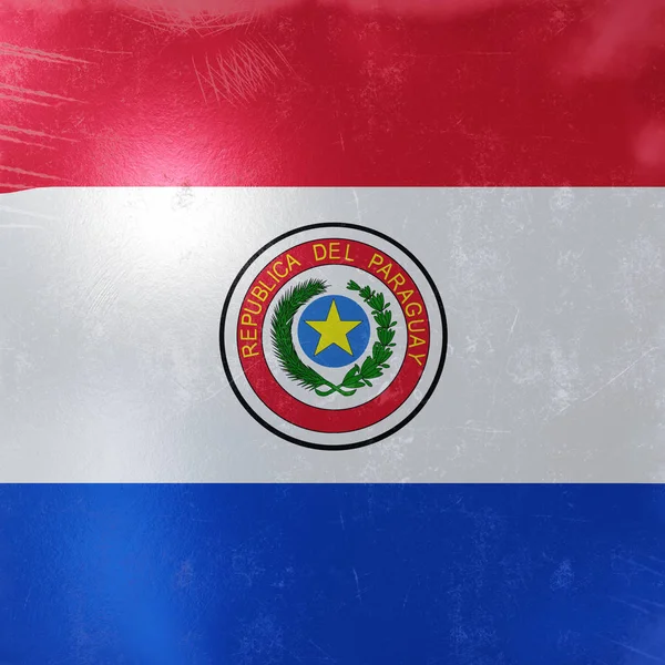 Paraguay flag icon — Stock Photo, Image