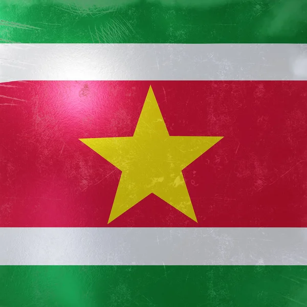 スリナムの旗のアイコン — ストック写真