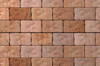 Taşlar dokulu duvar