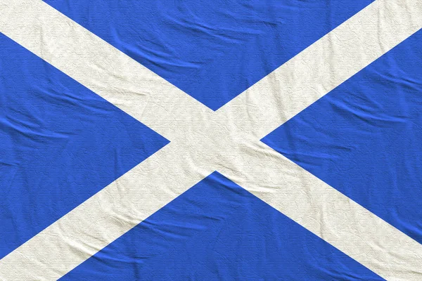 Skottlands flagga vajande — Stockfoto