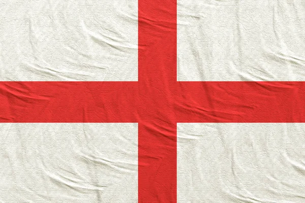 Englands Flagge geschwenkt — Stockfoto