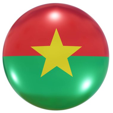 Burkina Faso ulusal bayrak düğmesi