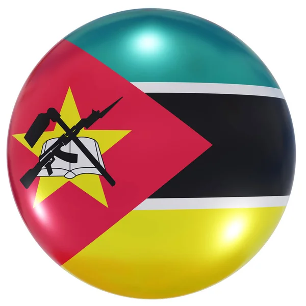 Державний прапор Мозамбіку — стокове фото