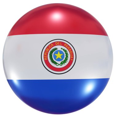 Paraguay ulusal bayrak düğmesi