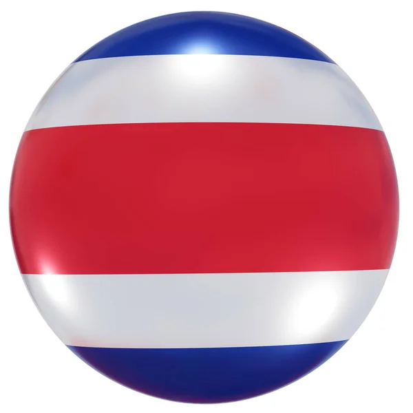 Nationale vlag van Costa Rica — Stockfoto