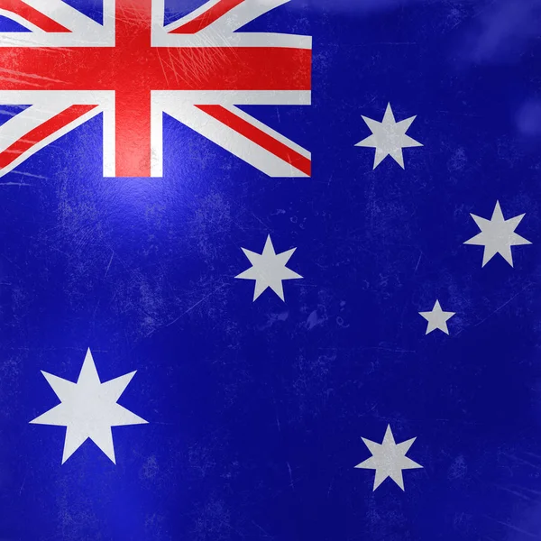 Australische Flagge — Stockfoto