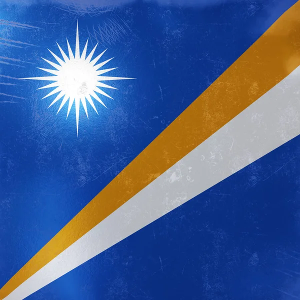 Icono de bandera de las Islas Marshall — Foto de Stock
